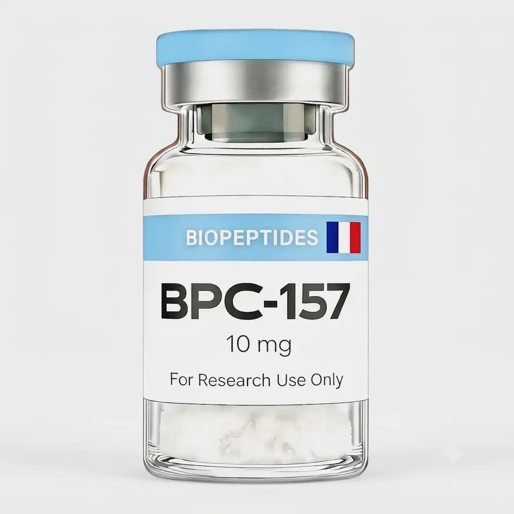 BPC-157 — flacon de peptide de recherche lyophilisé